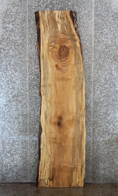 Figured Spalted Maple Bar Top Slab, Live Edge Wood 20631
